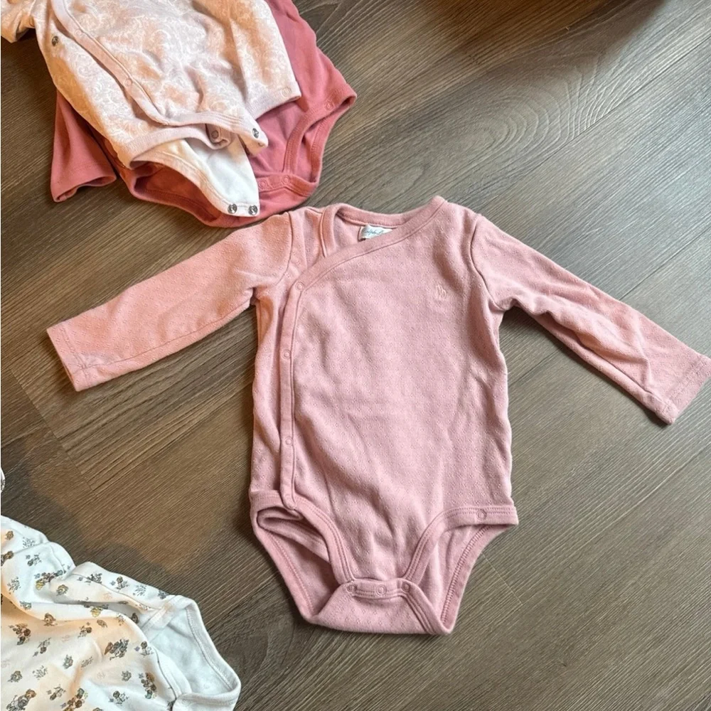 4 ralph lauren baby girl kimono wrap style bodysuits